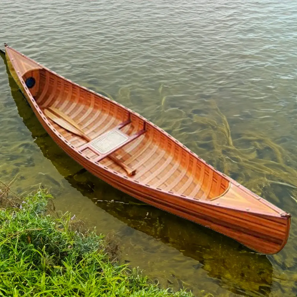 6 ft. Display Wood Canoe