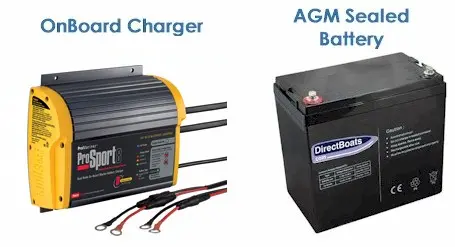 AGM Battery and Charger Pack