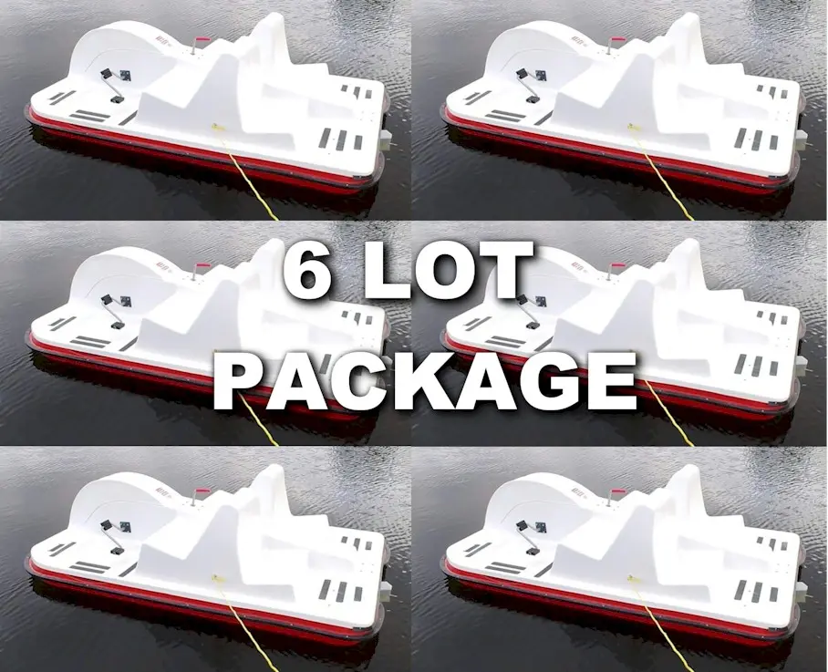 Decker Commercial Pedal Boat 6 PACK