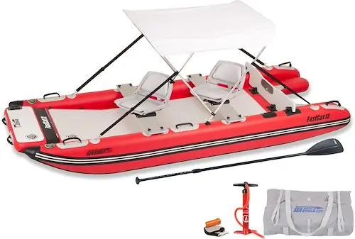 Fastcat Catamaran Swivel Seat Canopy Package