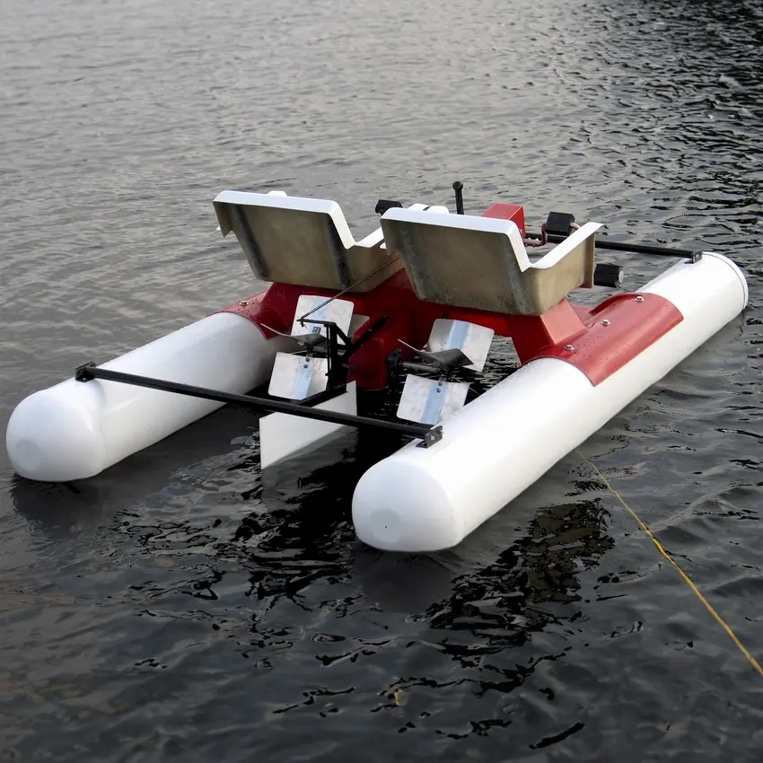 Fiberglass Pontoon Pedal Boat photo 3