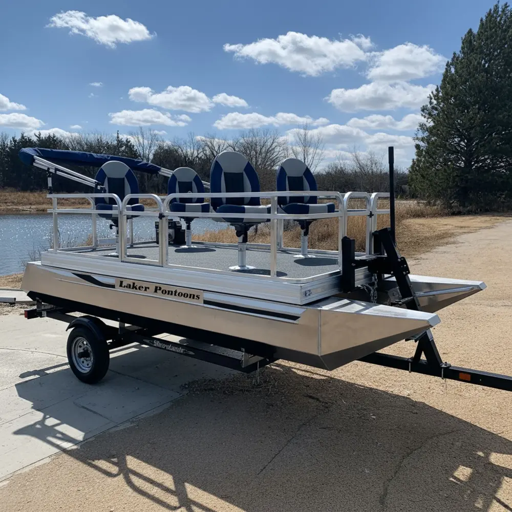 Laker 610 w/ Seats, Bimini Top & Trailer