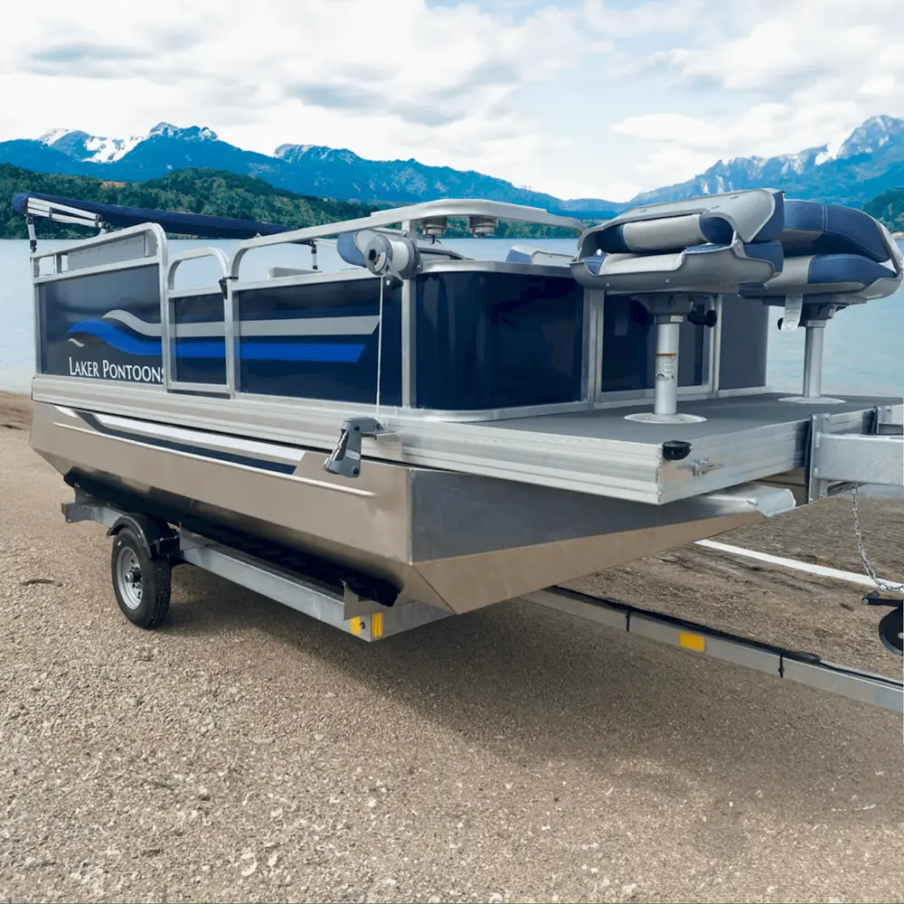Laker 714 DLX Mini Pontoon Boat