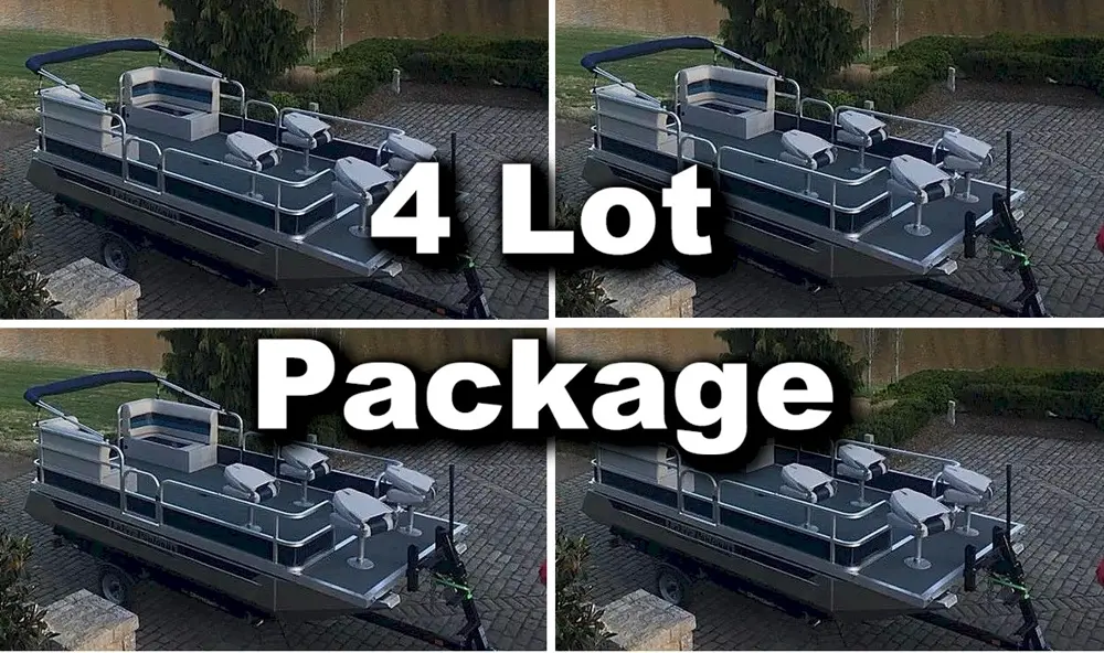 Laker 714 DLX Mini Pontoon Boat 4 Pack