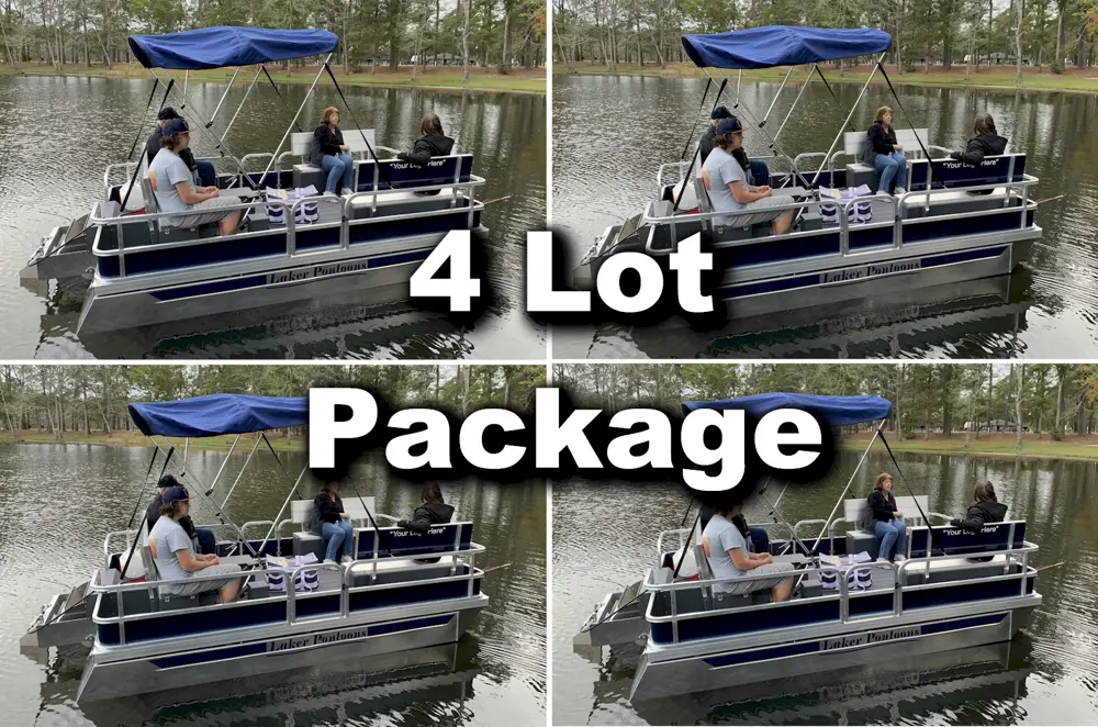 Laker Pontoon Pedal Boat 4 Pack