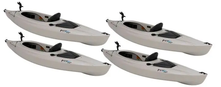 Payette 116 Angler Kayak 4 pack