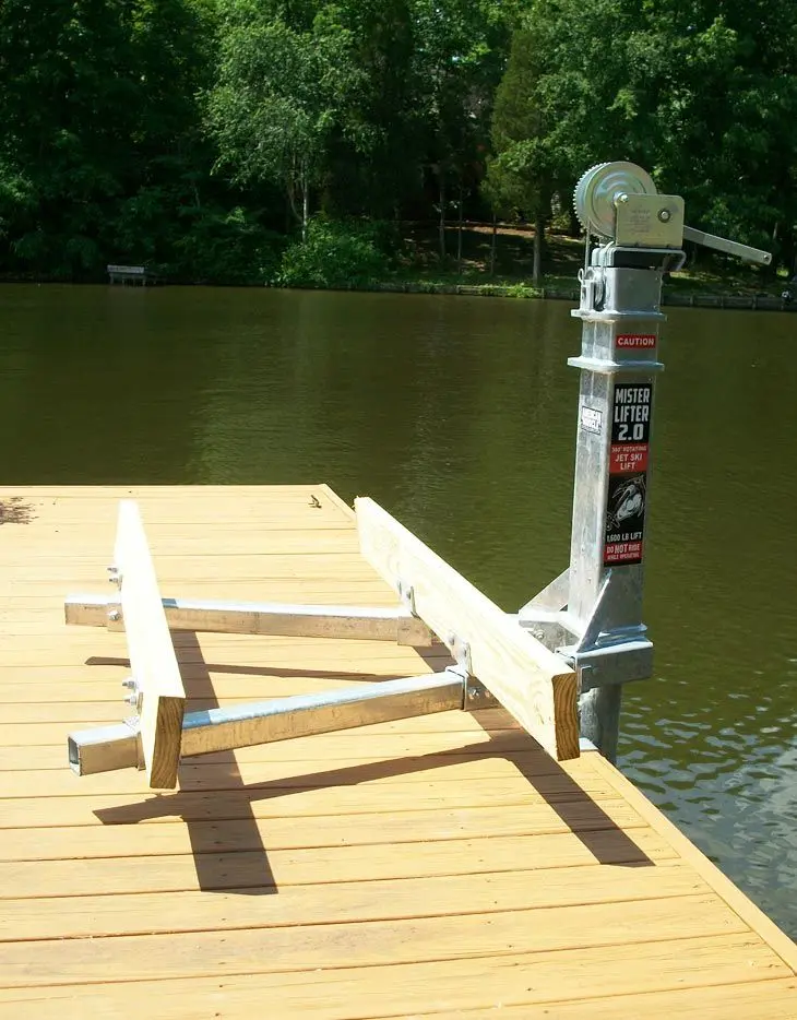Manual Small Boat Lift