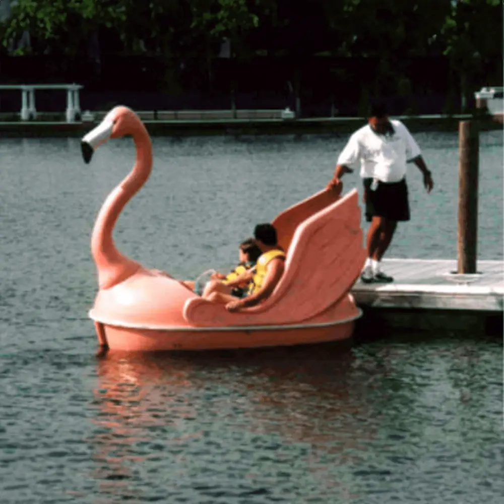 Pink Flamingo Pedal Boat photo 2