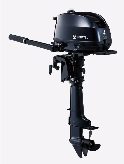 Tohatsu 4 hp 4-Stroke Tiller outboard